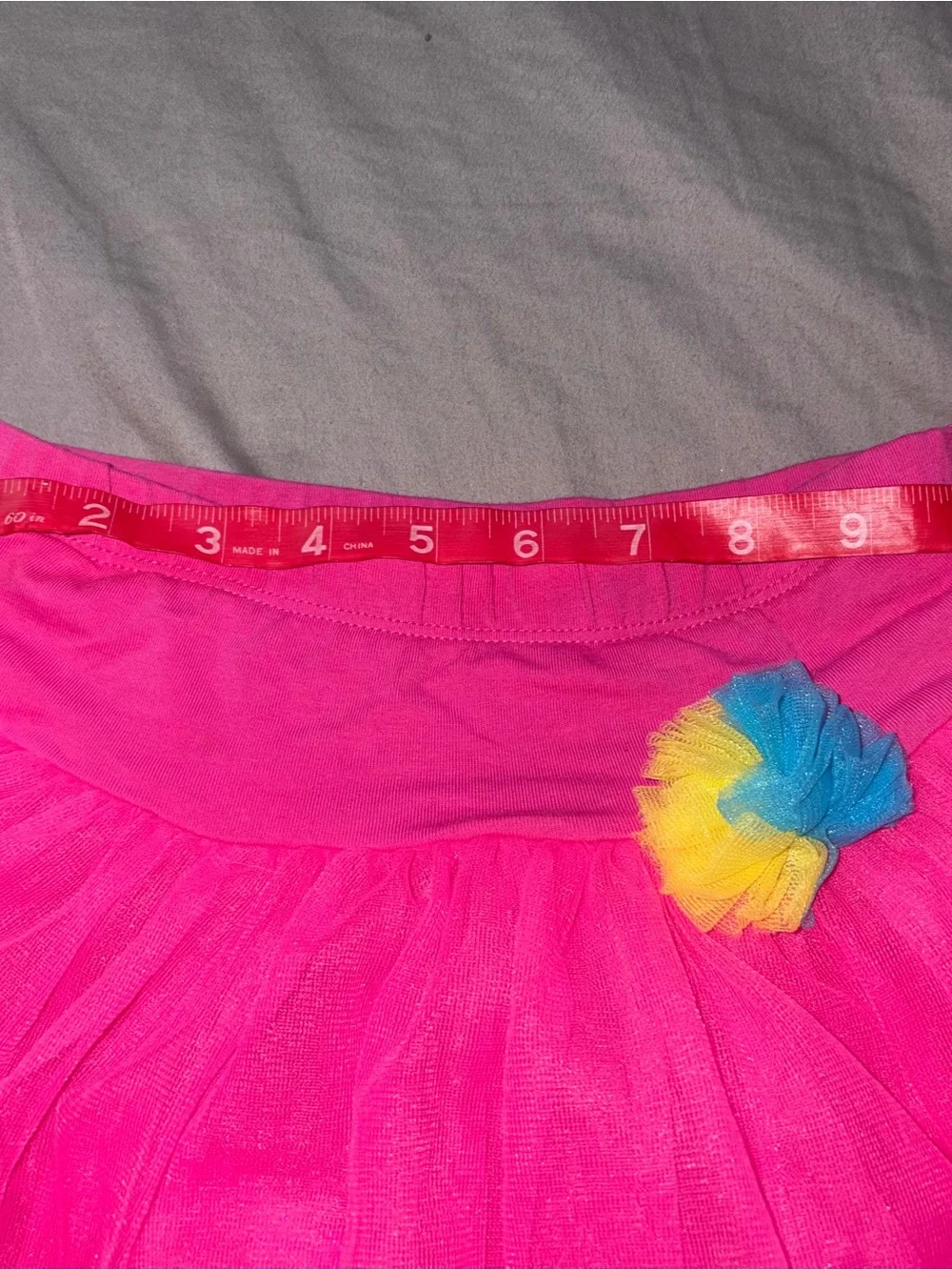 Jona Michelle Girls' Multi Layered Tutu Skirt, Bright Colors Size 5/6